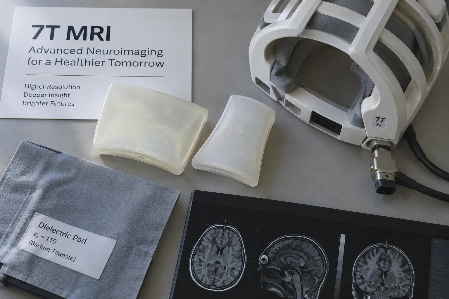 Dielectric Pads in 7T MRI: Solving B1 Inhomogeneity