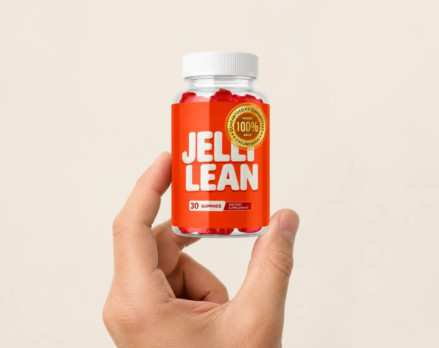 JellyLean — the package held in a hand