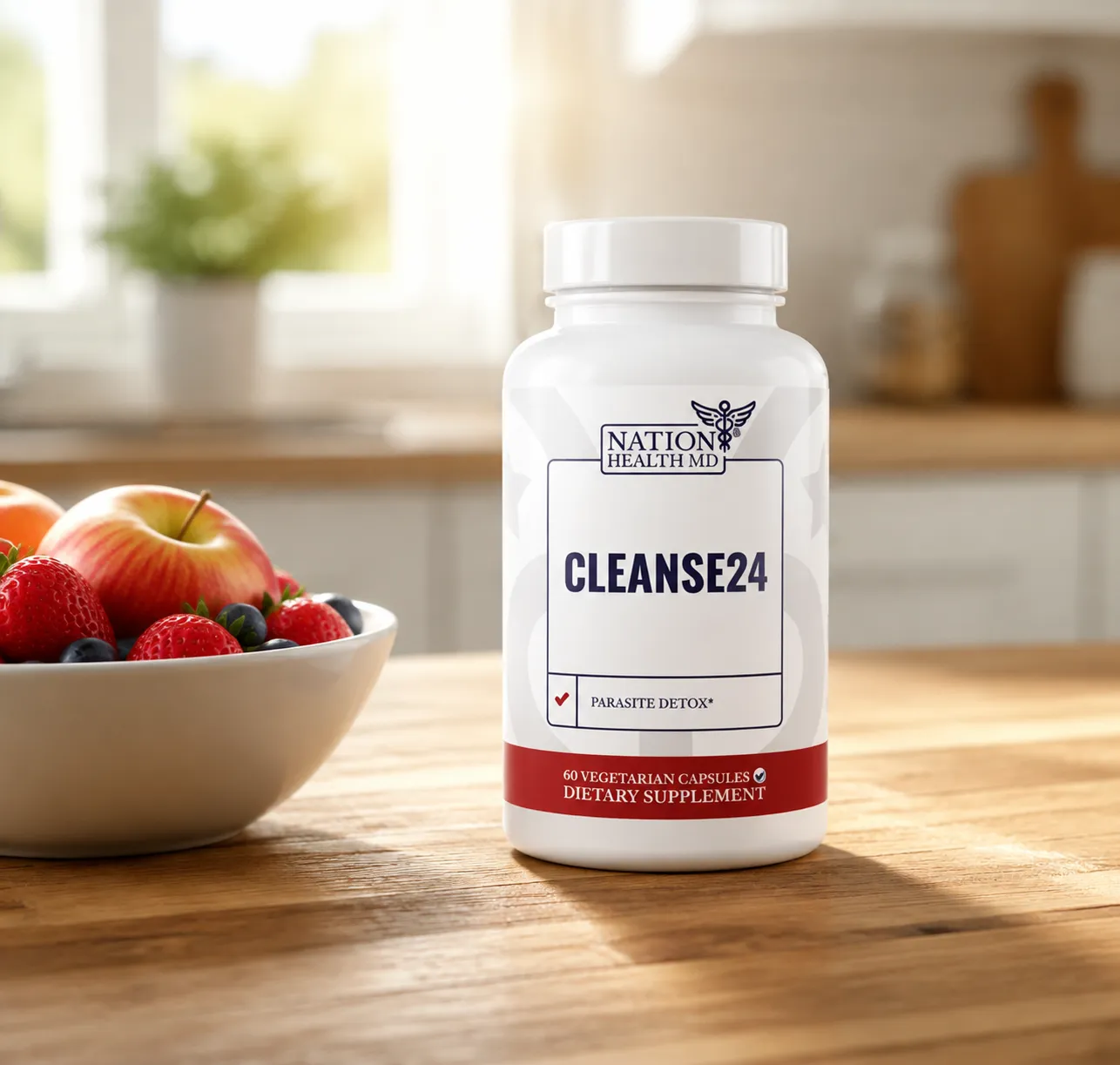 Cleanse 24 — the package in everyday use
