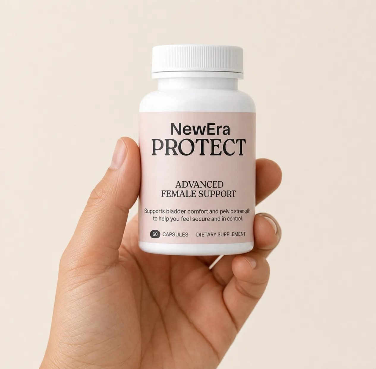 New Era Protect — the package held in a hand