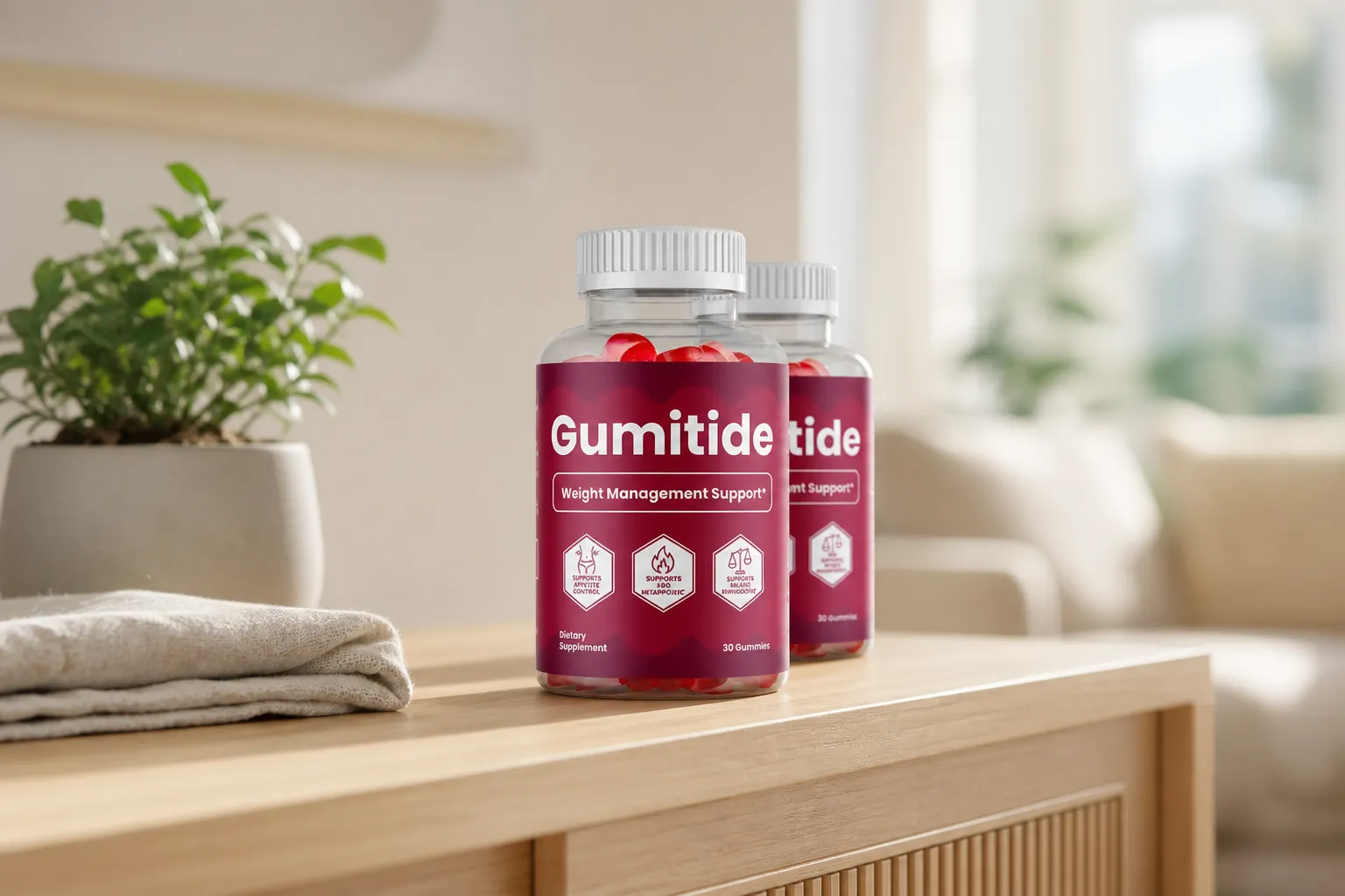 Gumitide — the package in everyday use
