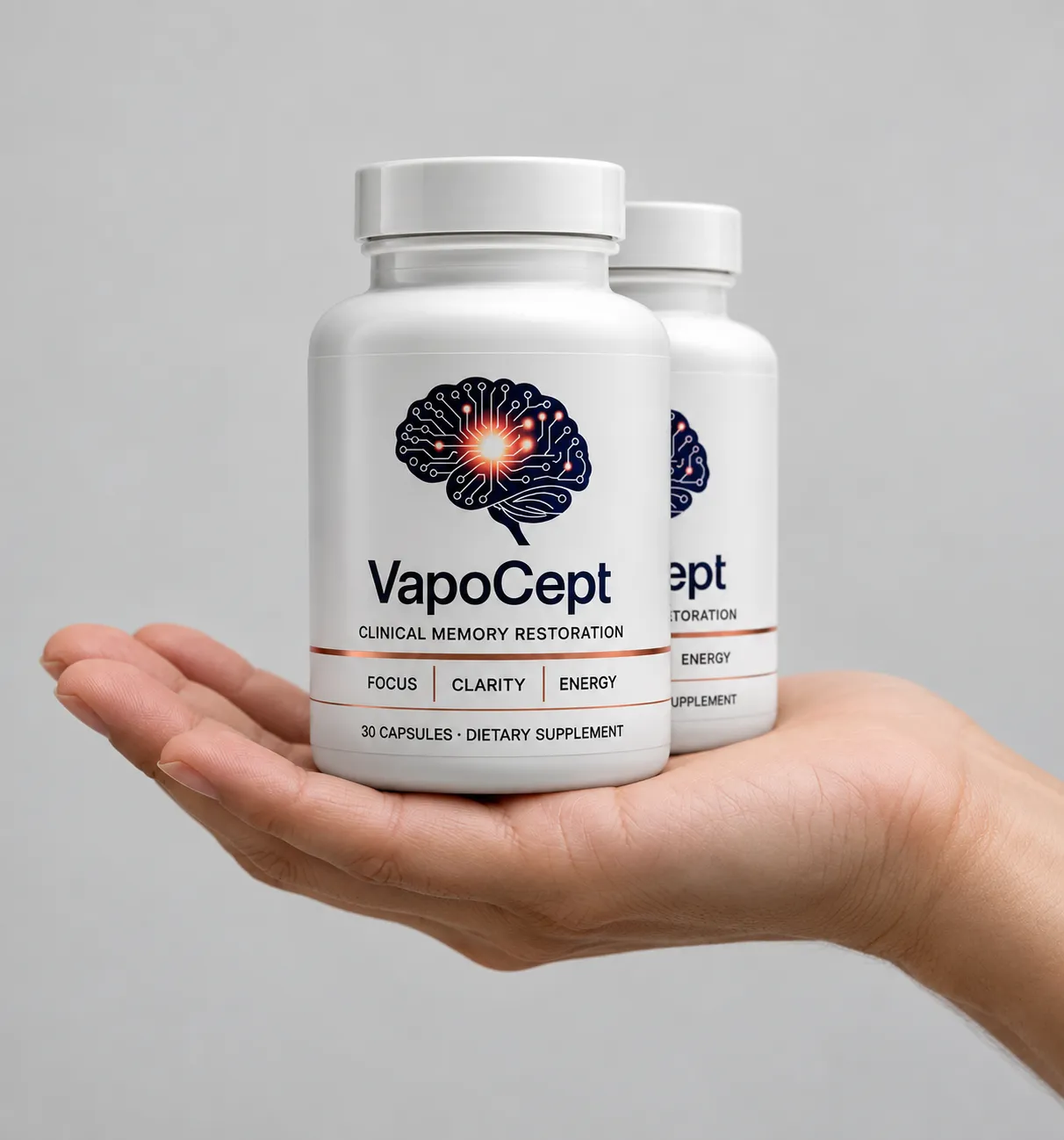 VapoCept — the package held in a hand