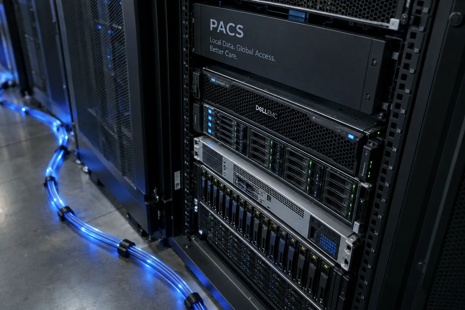 PACS storage architecture: balancing local control and cloud scale